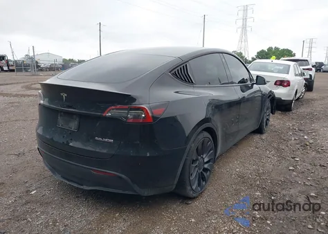 2021 Tesla Model Y Performance Dual Motor All-Wheel Drive из США, поврежденный, VIN 5YJYGDEF9MF250203